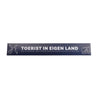 Senza krasposter toerist in eigen land 80 cm | 12 stuks