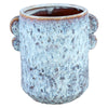 Ptmd bloempot shay hoog l blauw 18 cm | 8 stuks