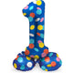 Globo foil folat de pie 1 puntos 41 cm | 20 piezas