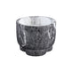Ptmd vaso da fiori marmy nero s 12 cm | 8 pezzi