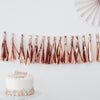 Ginger ray tasselslinger roségoudkleurig 2 m | 20 stuks