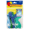 Palloncini folat sea life blu verde 30 cm 8 pezzi | 48 pezzi