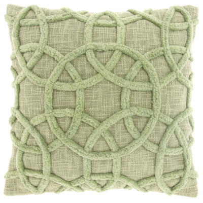 Cojín living único everon verde té 45 x 45 cm | 6 piezas
