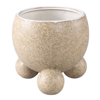 Ptmd vaso da fiori malinda l crema 17 cm | 6 pezzi