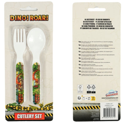 License set posate cucchiaio e forchetta 14 cm 6 assortiti | 24 pezzi