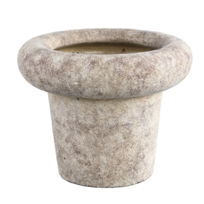 Ptmd vaso da fiori relandi xl grigio 35 cm | 2 pezzi