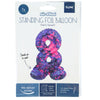 Palloncino foil folat in piedi 7 schizzi di vernice 41 cm | 20 pezzi