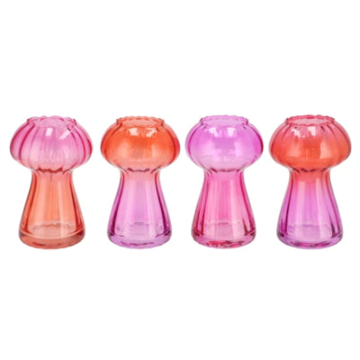 Vaso Daan in legno curvato nova rosa 17 cm 4 assortiti | 8 pezzi