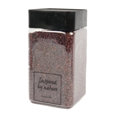 Grava decorativa 2-3 mm marrón 600 gr | 24 piezas