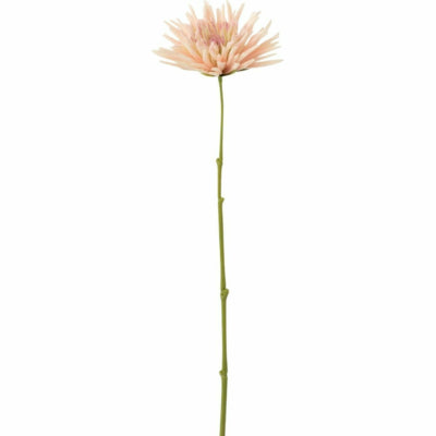 J-line fiore artificiale crisantemo rosa chiaro 40 cm | 24 pezzi