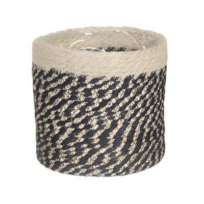 Cesta mica bonaparte negra 12 cm | 18 piezas