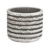 Bloempot serie raf grijs 7,5 cm | 24 stuks
