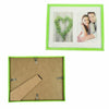 Cornice portafoto easy passepartout per 2 foto verde 10 x 15 cm | 12 pezzi