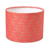 (r) lampenkap roze cilinder 21 x 15,5 cm | 8 stuks - afbeelding 1