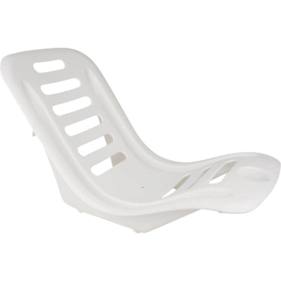 Sedia a secchiello da spiaggia Waimea bianca 55 cm | 6 pezzi