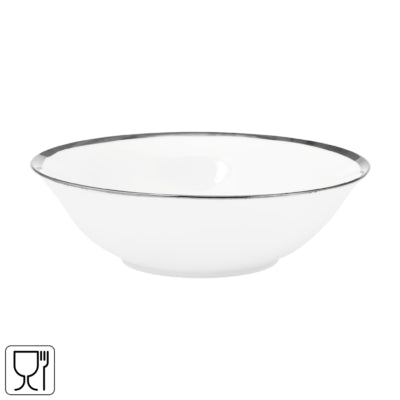Ciotola Vtwonen bianco argento 18 cm | 12 pezzi