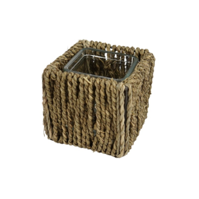 Portavelas Hbx vinslo natural 10,5 cm | 12 piezas