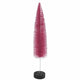 Albero di Natale Countryfield su base glitter rosa 40 cm | 12 pezzi