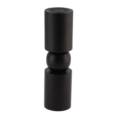 Candeliere Daan in legno curvato dobra nero 23 cm | 4 pezzi