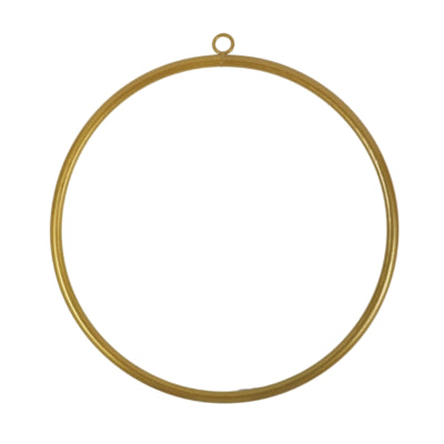 Anillo colgante decorativo diy dorado 30 cm | 24 piezas