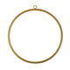 Decoratie hanger ring diy goudkleurig 30 cm | 24 stuks