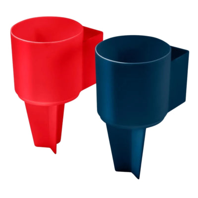 Tchibo (r) beach cup holder 18 cm set of 2 ve24 | 24 pieces