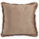 Cojín Ptmd nous terciopelo topo 60 x 60 cm | 4 piezas