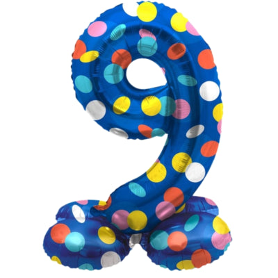 Palloncino foil folat in piedi 9 punti 41 cm | 20 pezzi