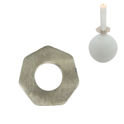 Anello per candela Stjernsund loua grigio 5,5 cm | 48 pezzi