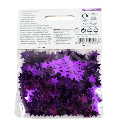 Amscan Coriandoli Stelle Viola Metallico 14 G | 48 pezzi