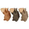 Daan kromhout schaal jingle eekhoorn staand bruin 21 cm 3 assorti | 6 stuks