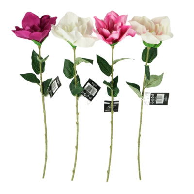 Kunstbloem magnolia 70 cm 4 assorti | 24 stuks