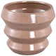 Ptmd bloempot tims xl bruin 19 cm | 6 stuks