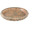 Ptmd schaal lourdes geel groen 35 cm | 6 stuks