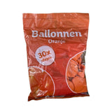 Oranje ballonnen 23 cm 30 stuks | 24 stuks - afbeelding 2