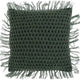 Cojín living único tufo laurel verde 45 x45 cm | 6 piezas