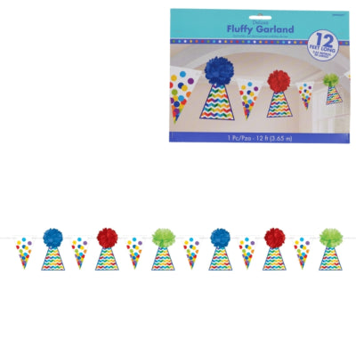 Cappelli da festa Amscan streamer 365 cm | 24 pezzi