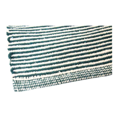 Tappeto Lesli living Esquina verde giada bianco 140 x 200 cm | 4 pezzi