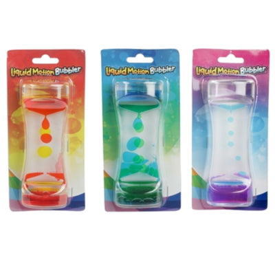 Reloj de arena liquid motion bubbler 14 cm 3 surtidos | 24 piezas