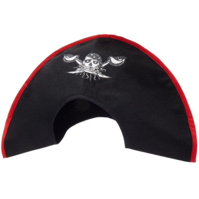 Cappello da pirata Folat in feltro nero 47 cm | 12 pezzi