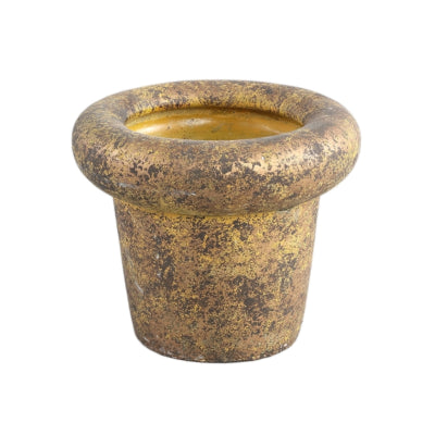 Vaso da fiori Ptmd relandi xs color oro 17 cm | 8 pezzi