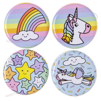 Metal yo -yo unicorno