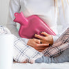 Relaxdays warmwater kruik roze 2 l | 6 stuks