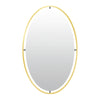 Specchio da parete Len-fra salem color oro 60 cm | 2 pezzi