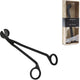 Cortamechas para velas Countryfield negro 17 cm | 12 piezas