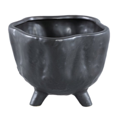 Ptmd vaso da fiori ricco l nero 22 cm | 4 pezzi