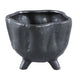 Ptmd vaso da fiori ricco l nero 22 cm | 4 pezzi