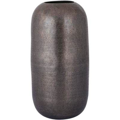Vaso Ptmd yourne l grigio alluminio 34 cm | 6 pezzi
