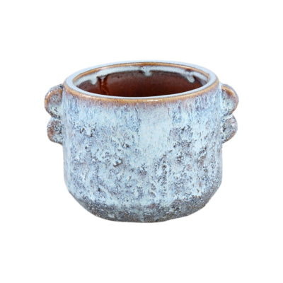 Ptmd vaso da fiori shay s blu 13,5 cm | 18 pezzi