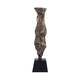 Portacandele Ptmd fleur alluminio color bronzo s 62 cm | 2 pezzi
